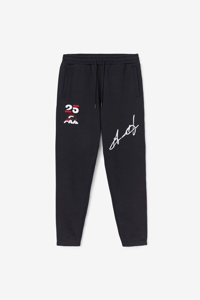 Fila Grant Hill Orson Black Pants Mens - NZ 98317-SHOV